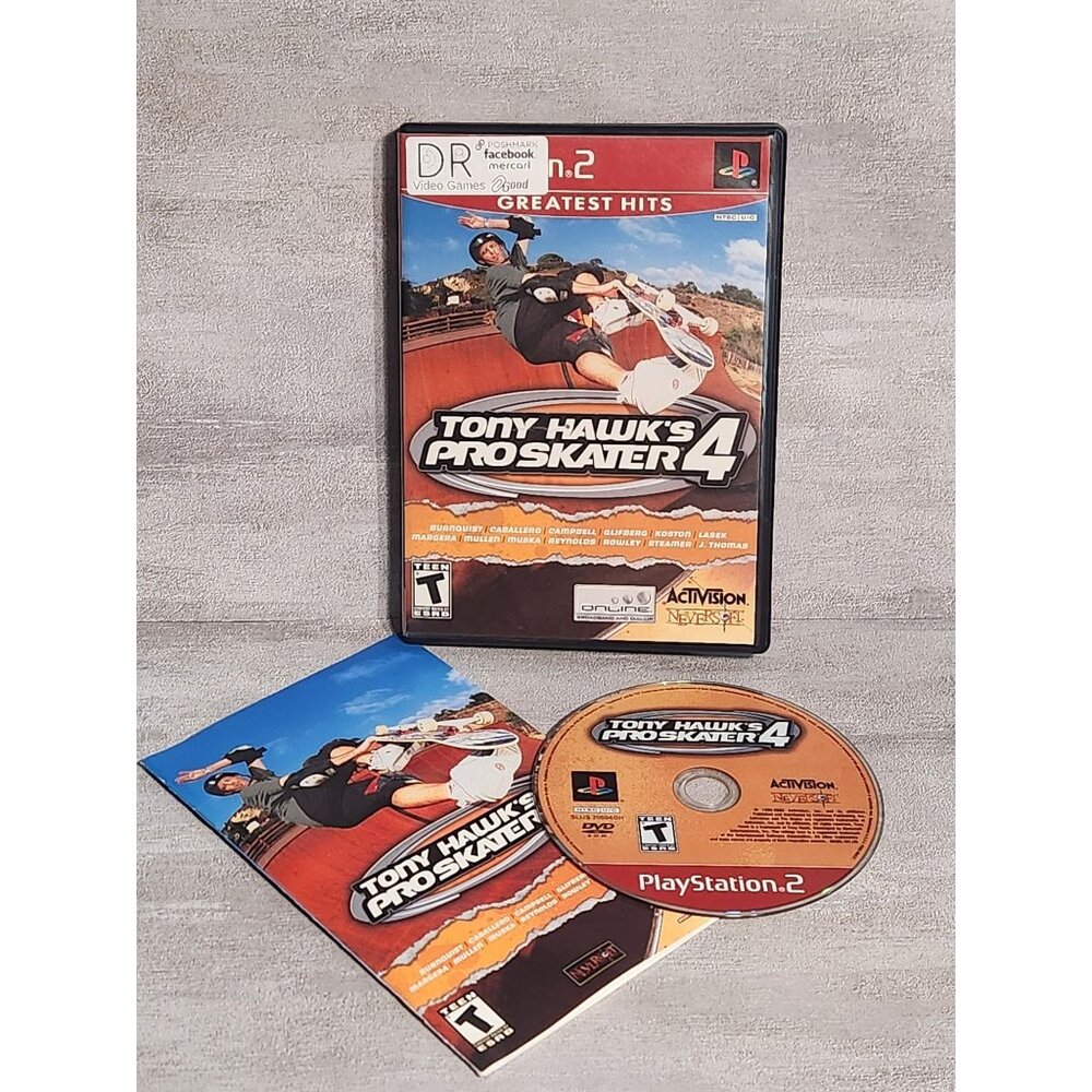 Greatest Hits Tony Hawk's Pro Skater 4 for PlayStation 2